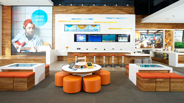 Обновление магазинов AT&T