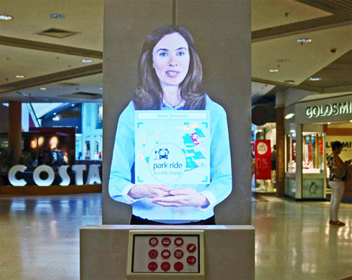 В торговом центре Grafton в Кембридже установлен виртуальный ассистент